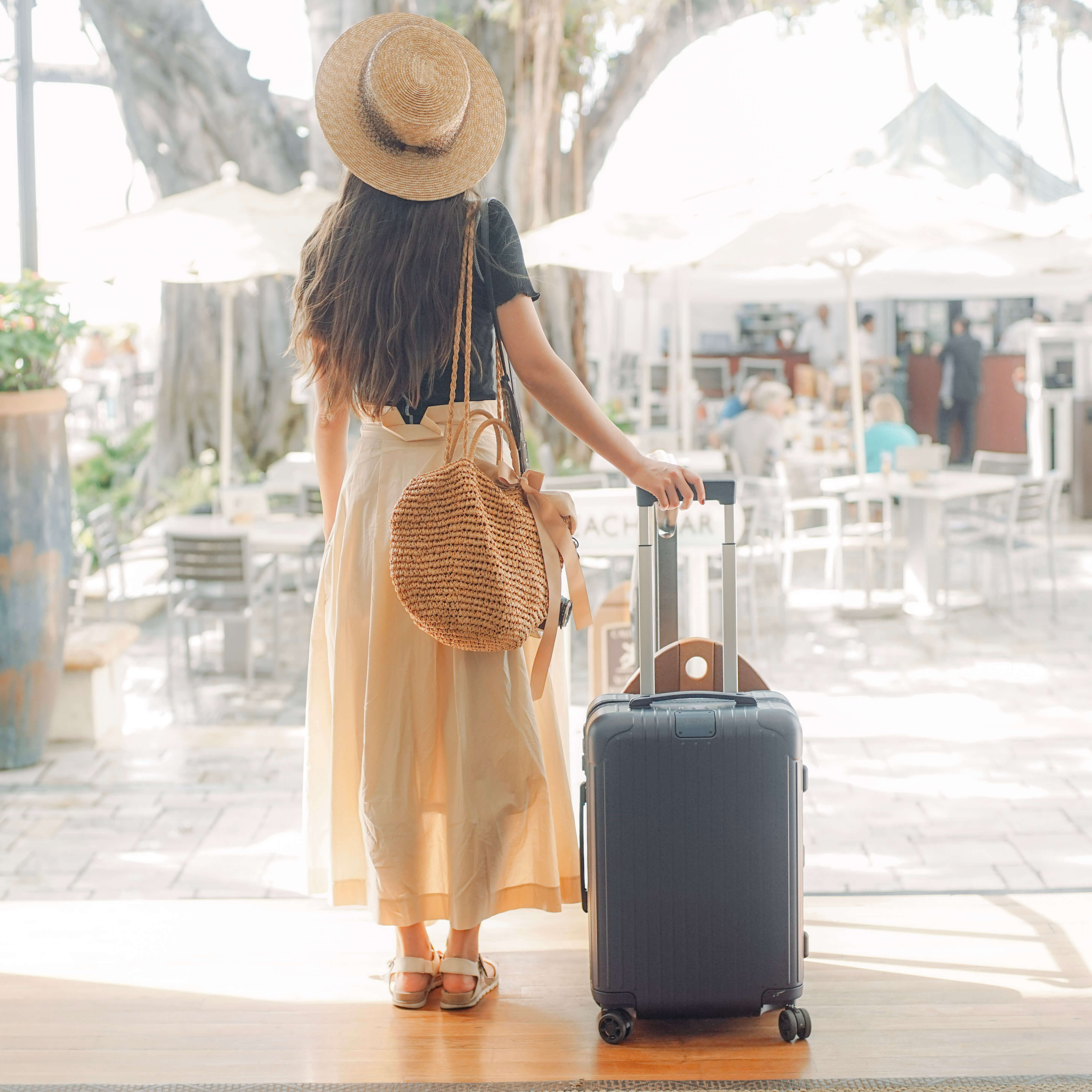 リモワ エッセンシャル
RIMOWA Essential ブルー使用例
